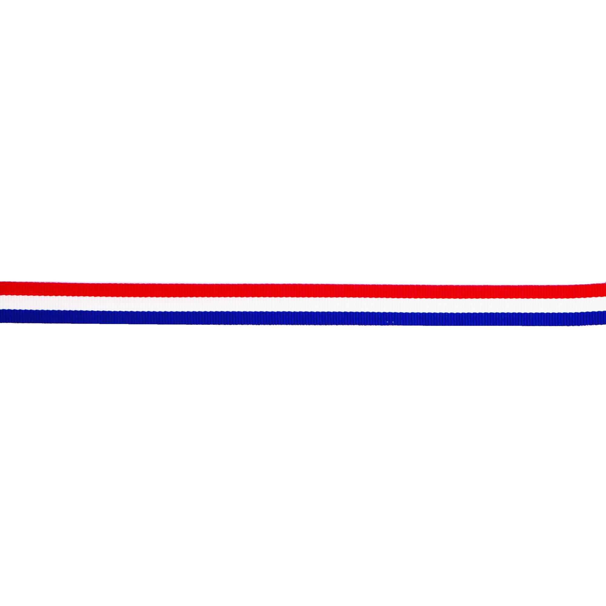 5/8" x 5yd. Red, White & Blue Stripes Grosgrain Ribbon by Celebrate It®